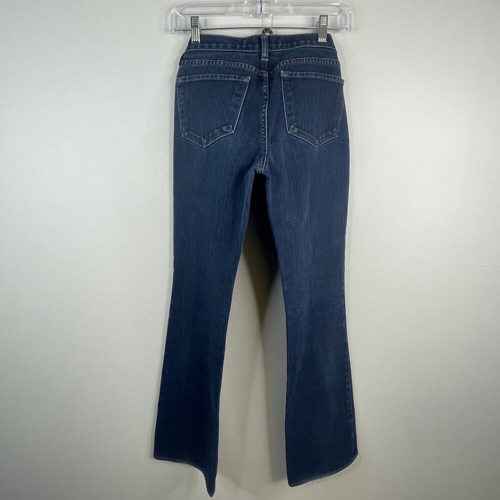 J Brand Womens Low Rise Jeans 27 x 32 Ink Blue Stretch Denim Straight - Picture 2 of 12